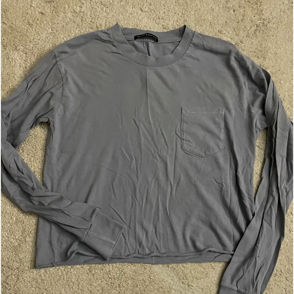 long sleeve one size brandy melville top